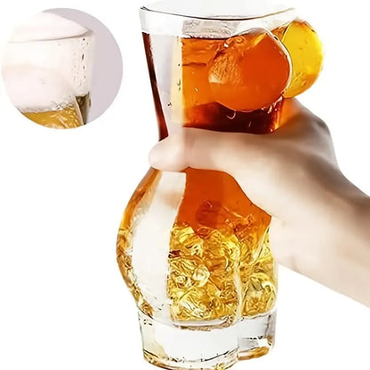 Body-Shaped Wine Glass, Transparent Beer Cup, Creative Drinkware