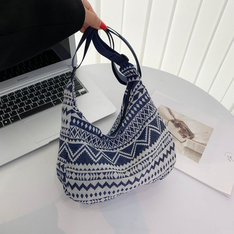 Geometric Pattern Women's Tote Bag with Large Capacity