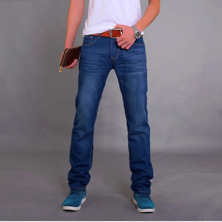 Slim Straight Long Pants for Men