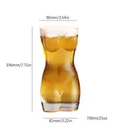 Body-Shaped Wine Glass, Transparent Beer Cup, Creative Drinkware