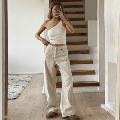 Off-White Straight Jeans for Women