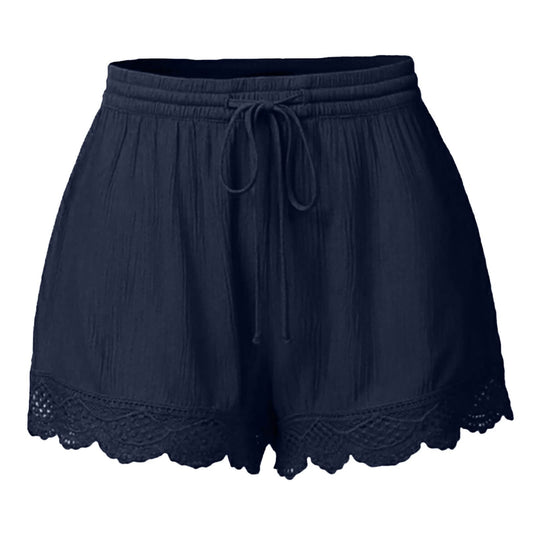Shorts for Women with Pockets Summer Casual Loose Fit Resort Wear Beach Shorts Trendy 2025 Elastic Waist Shorts Clothes