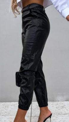 Casual PU Leather Pants for Women