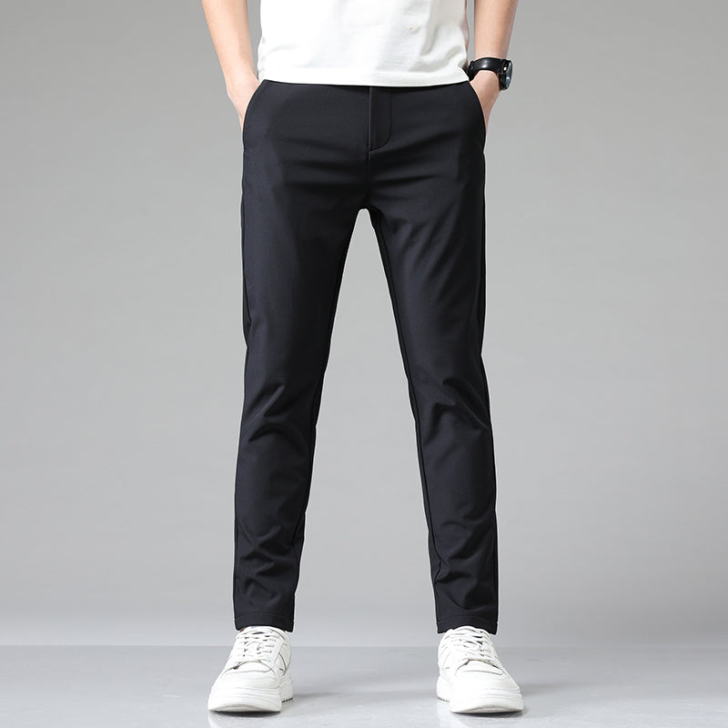 Slim Fit Versatile Suit Pants for Men with Small Feet