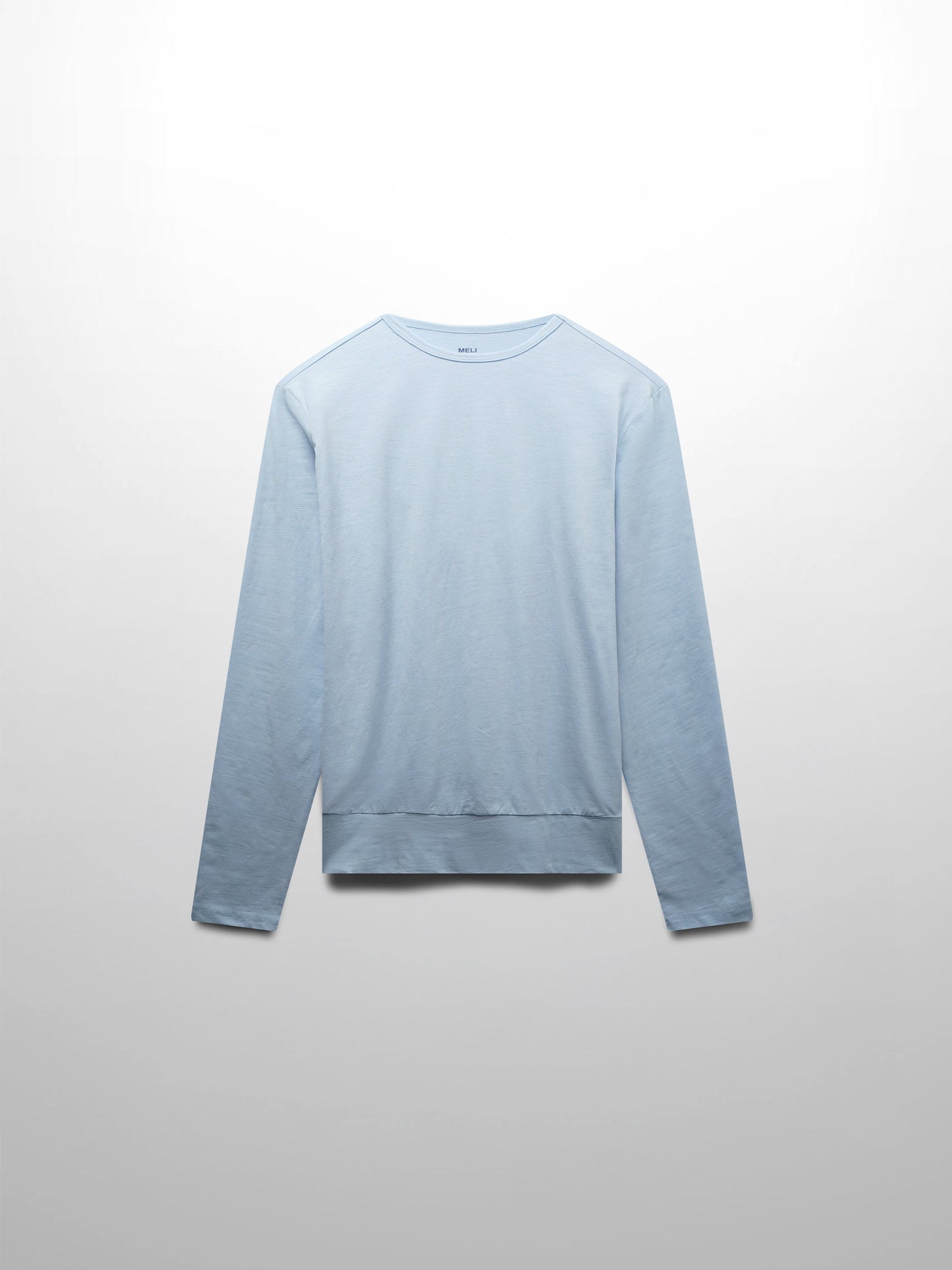 Crew Bomber Tee-Light Blue