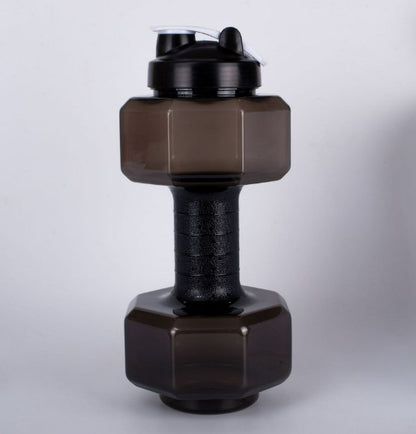 Dumbbell Shaped Water Bottle for Fitness and Outdoor Use