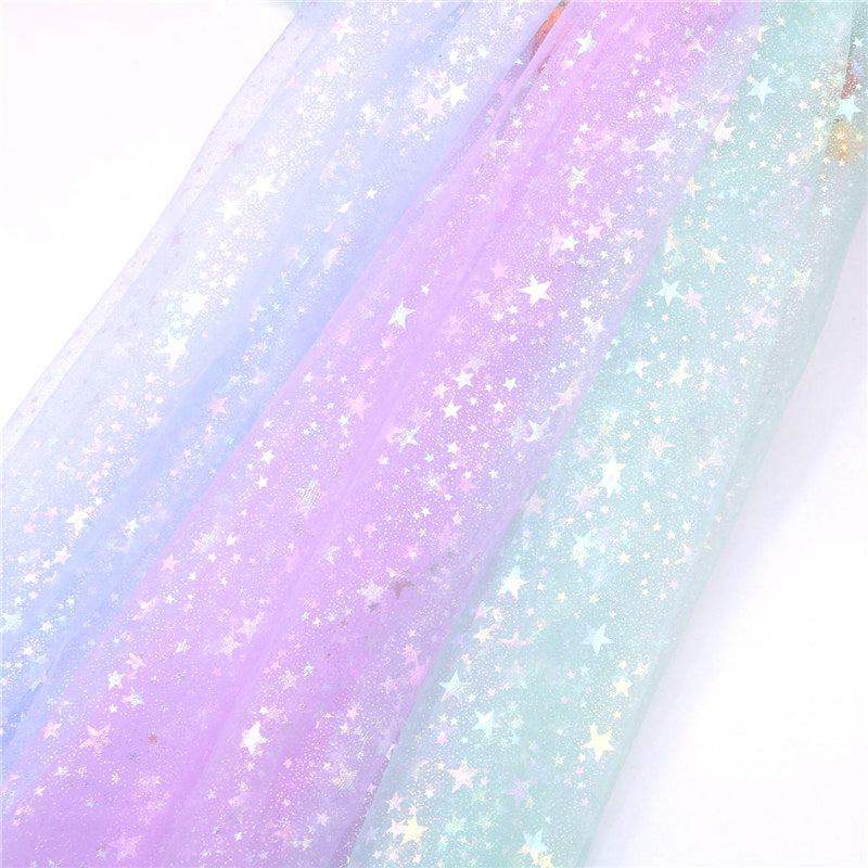 Symphony Star Mesh Tutu Fabric for Clothing Dresses