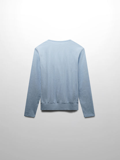 Crew Bomber Tee-Light Blue