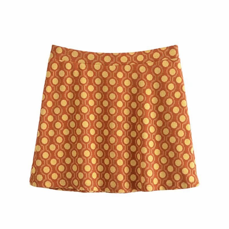 All-Match Women's Summer Geometric Pattern Skirt
