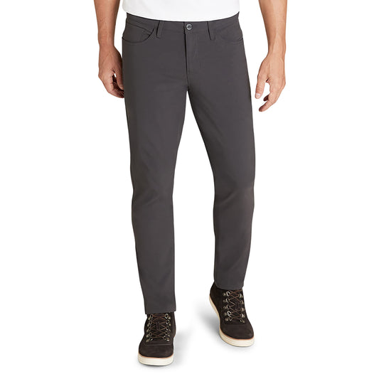 Weatherproof Vintage Hiking Pants for Men | Casual Stretch Pants for Men | Straight Slim Fit Chino Mens Tech Pants | Size 36W x 32L Charcoal