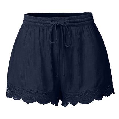 Shorts for Women with Pockets Summer Casual Loose Fit Resort Wear Beach Shorts Trendy 2025 Elastic Waist Shorts Clothes