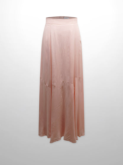 TRUMPET FLARE SKIRT-SUMMER BLUSH