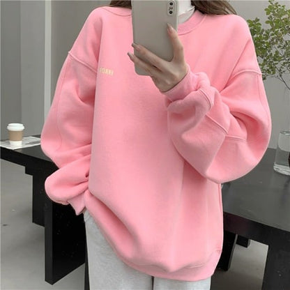 Weiyi Women's Blue Pullover Long Sleeve Chic Top