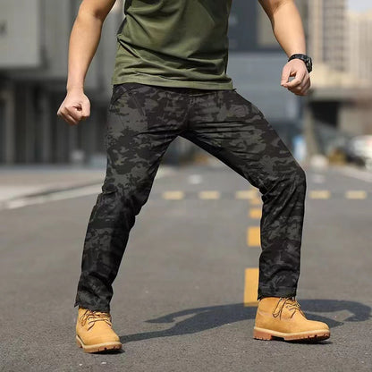Outdoor Multi-Pocket Waterproof Cargo Pants for Men