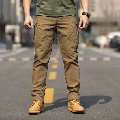 Outdoor Multi-Pocket Waterproof Cargo Pants for Men