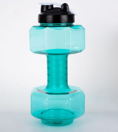 Dumbbell Shaped Water Bottle for Fitness and Outdoor Use