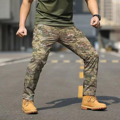 Outdoor Multi-Pocket Waterproof Cargo Pants for Men