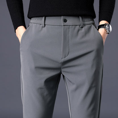 Slim Fit Versatile Suit Pants for Men with Small Feet