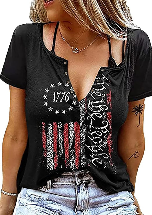 Vintage Rock Roll Concert T-Shirt Women Loose Casual Shirt Tops Funny Skeleton Eagle Graphics V Neck Short Sleeve (X-Large Black-03)
