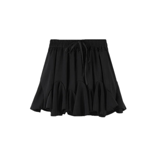 Irregular Chiffon Ruffled Skirt for Women