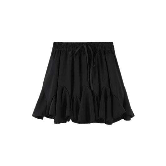 Irregular Chiffon Ruffled Skirt for Women