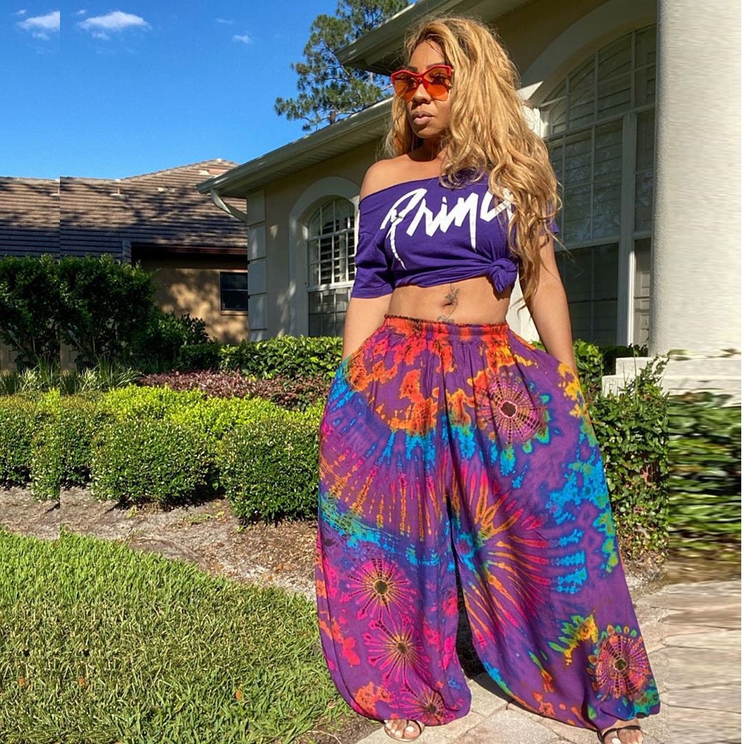 Casual Loose Printed Street Pants for Women