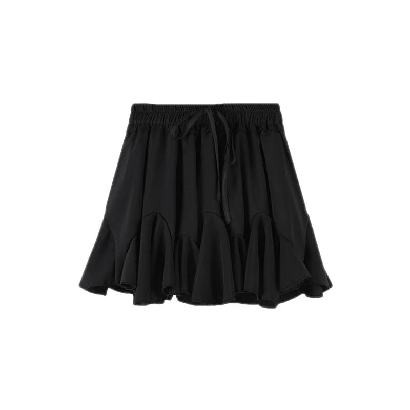 Irregular Chiffon Ruffled Skirt for Women