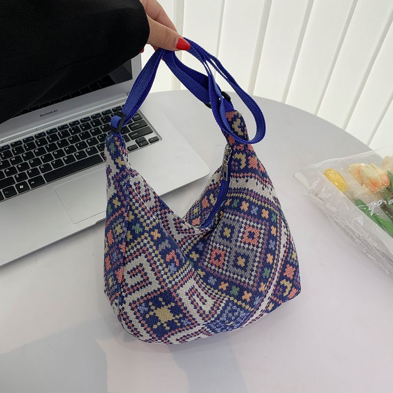 Geometric Pattern Women's Tote Bag with Large Capacity