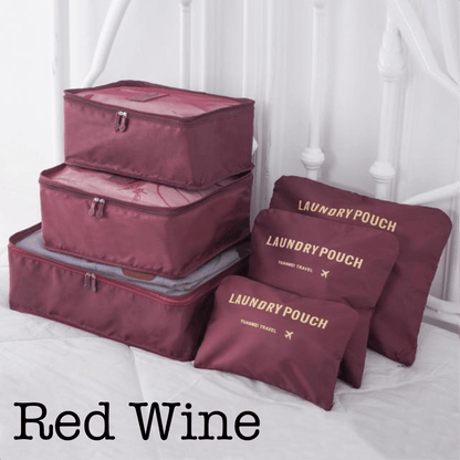 6 Piece Travel Organizer